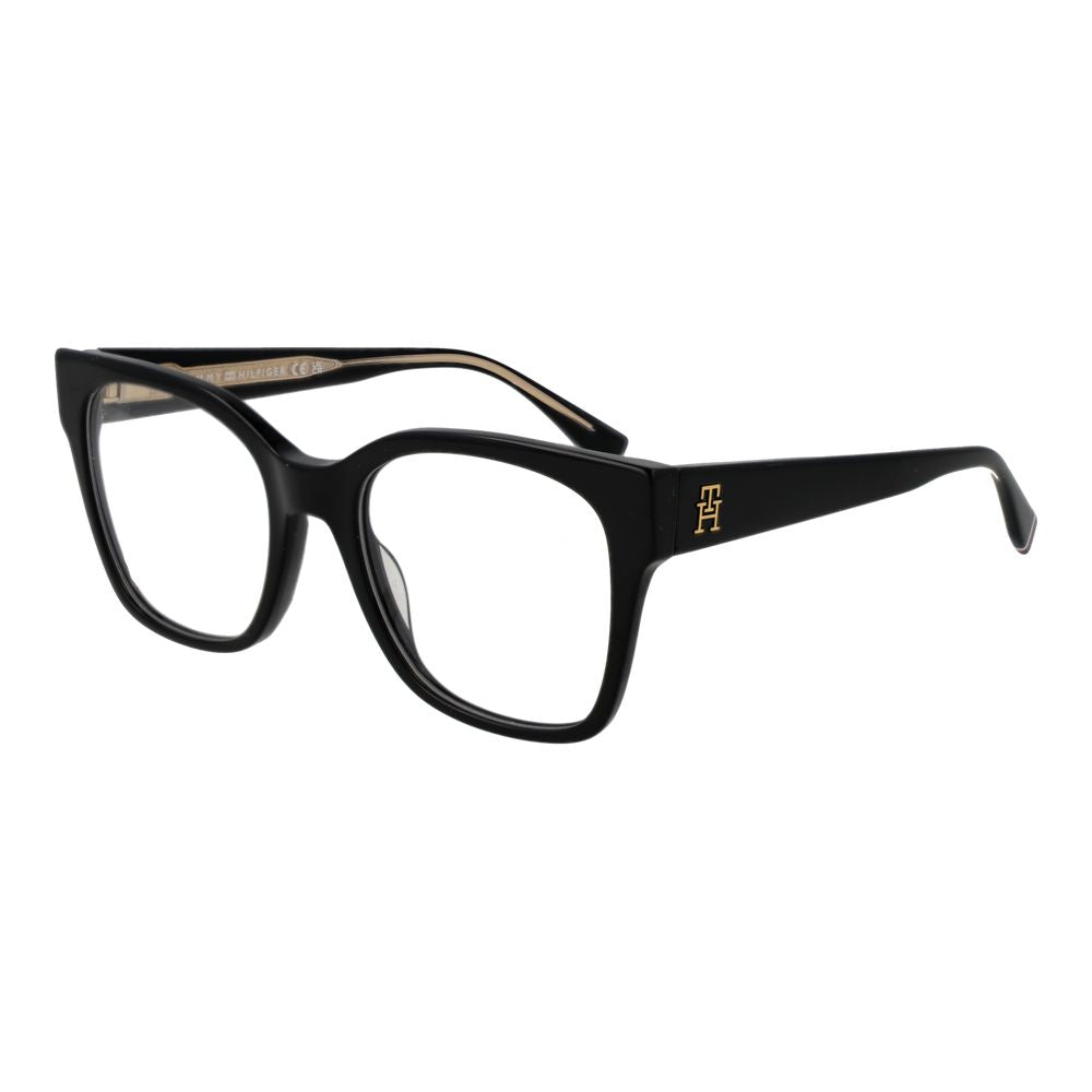 Tommy Hilfiger Women's Optical Glasses – Black Full-Rim Frame, 52mm