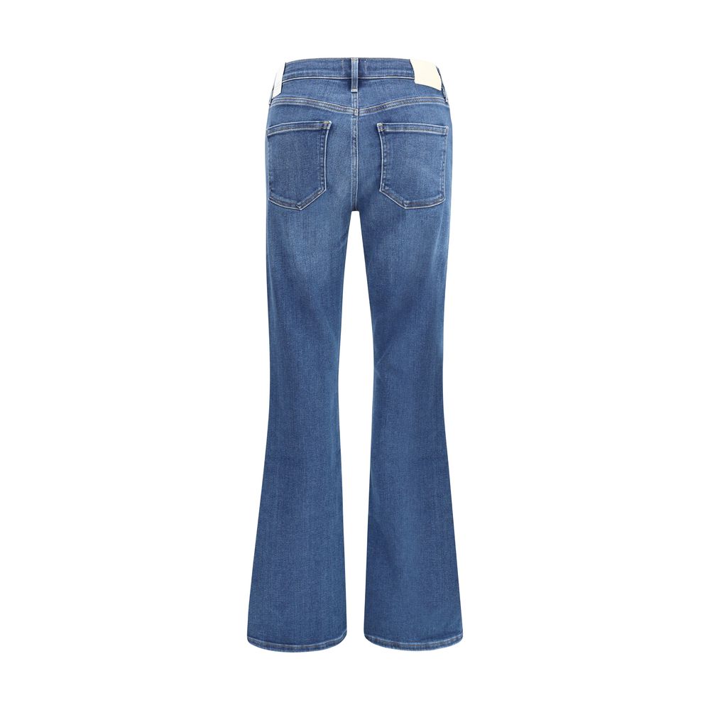 Citizens of Humanity Lilah Blue Cotton Flared Jeans