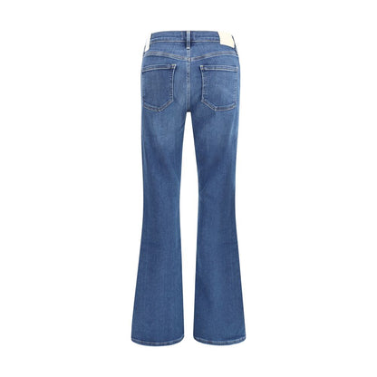 Citizens of Humanity Lilah Blue Cotton Flared Jeans