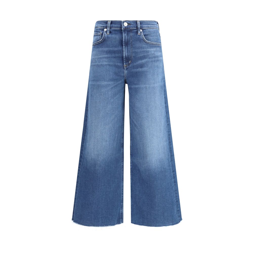 Citizens of Humanity Blue Cotton Cropped Jeans - Lyra Style