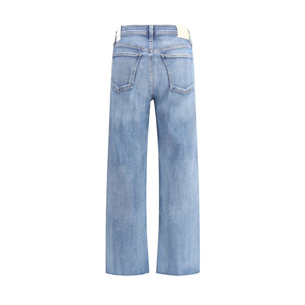 Citizens of Humanity Palma Blue Cotton Straight-Leg Jeans