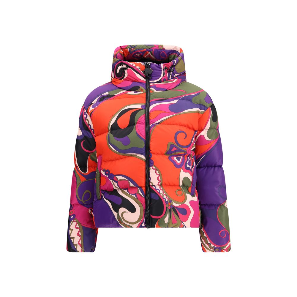 Emilio Pucci Orchidee Print Down Jacket