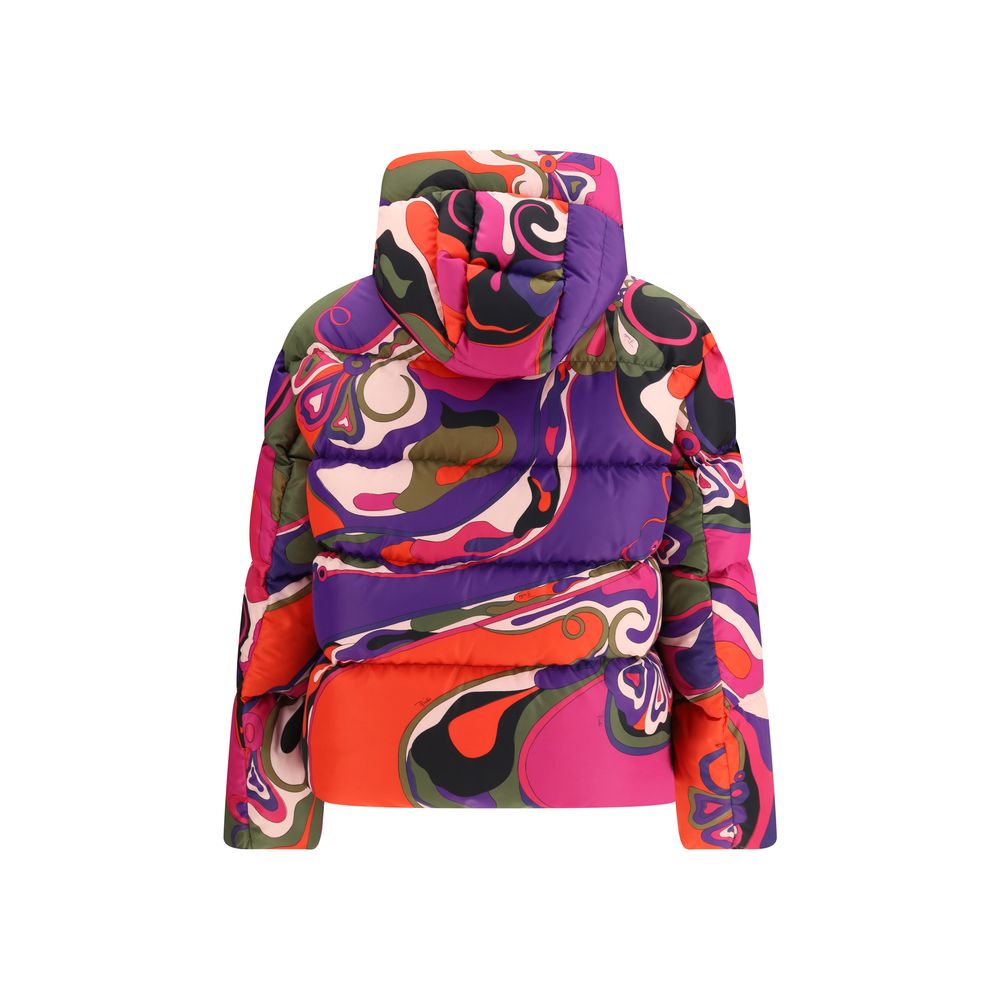 Emilio Pucci Orchidee Print Down Jacket