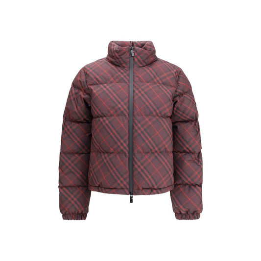 Burberry Red Check Ambleside Puffer Jacket