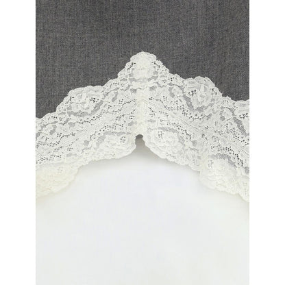 Jil Sander Gray Polyester Midi Skirt