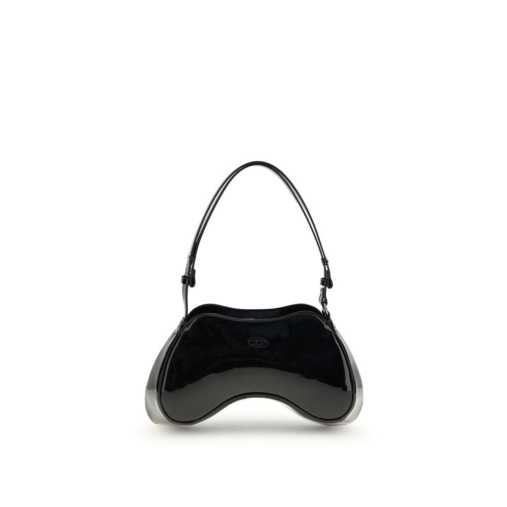 Diesel Black Faux Leather Shoulder Bag