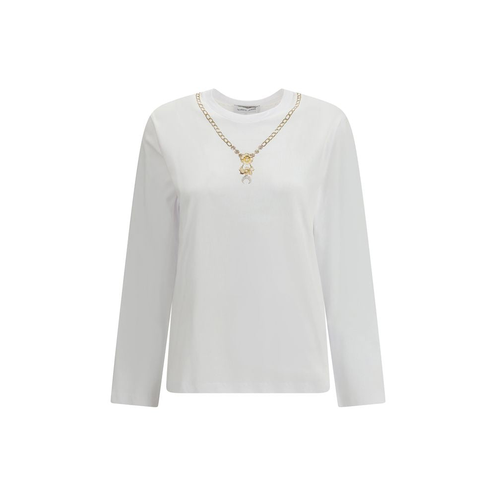 Marine Serre Trompe L’Œil Jewelry Long-Sleeve T-Shirt