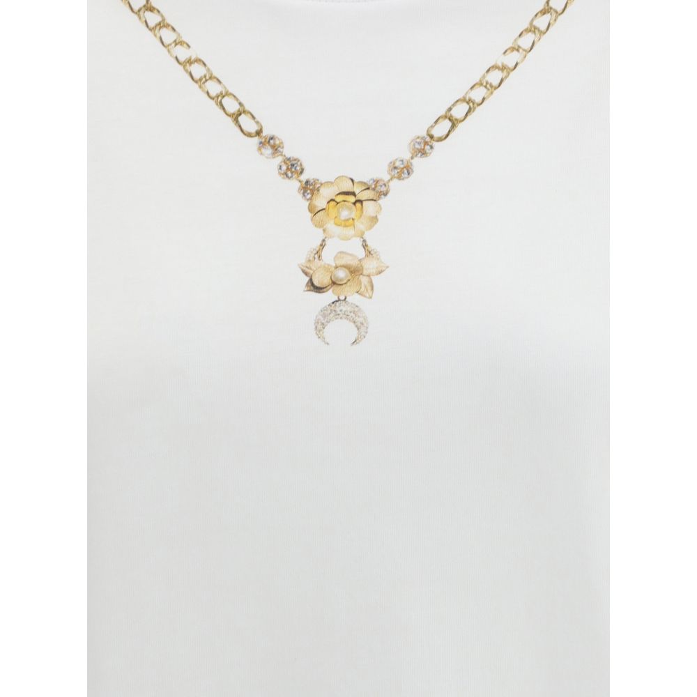 Marine Serre Trompe L’Œil Jewelry Long-Sleeve T-Shirt