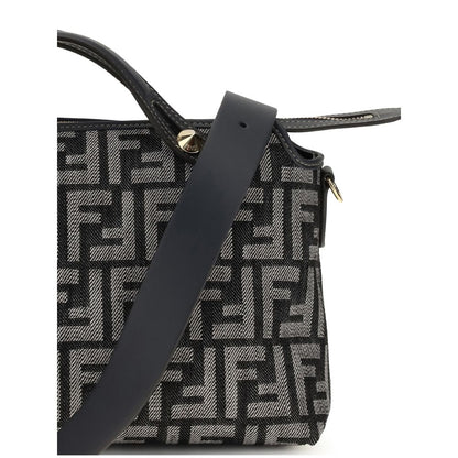 Fendi FF Denim Shoulder Bag