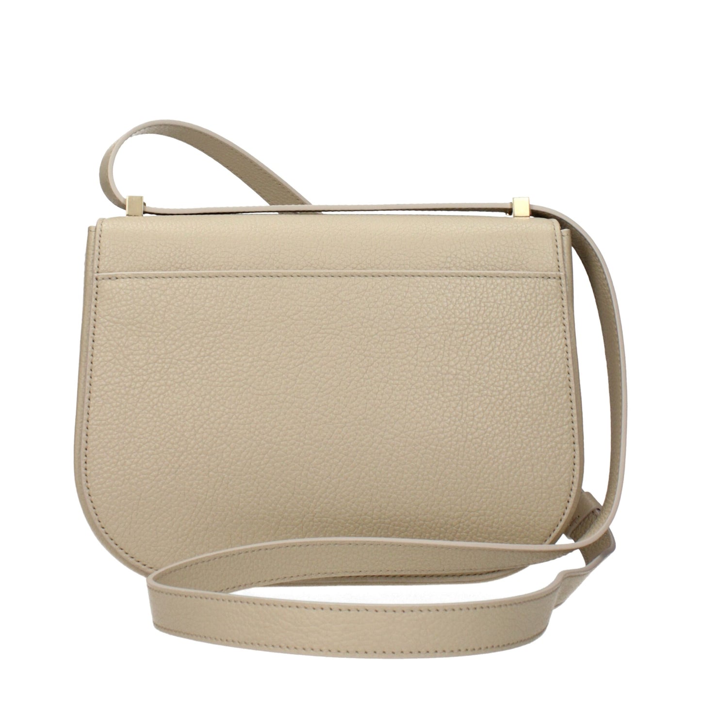 Salvatore Ferragamo Gray Leather Crossbody Bag