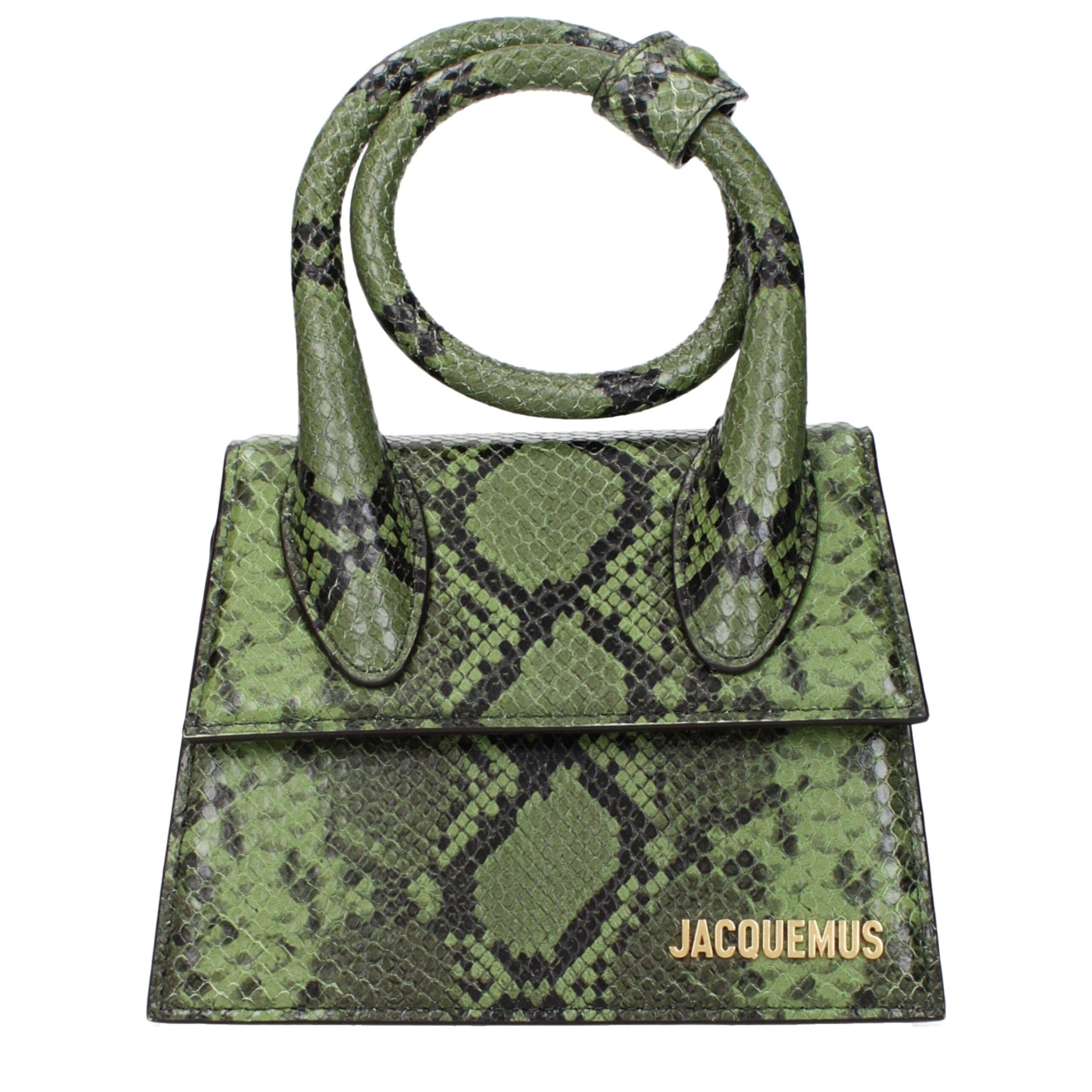 Jacquemus Green Leather Handbag