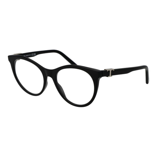Tod's Women's Black Acetate Optical Glasses – Round Frame, 53mm