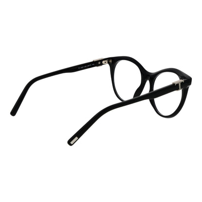 Tod's Women's Black Acetate Optical Glasses – Round Frame, 53mm