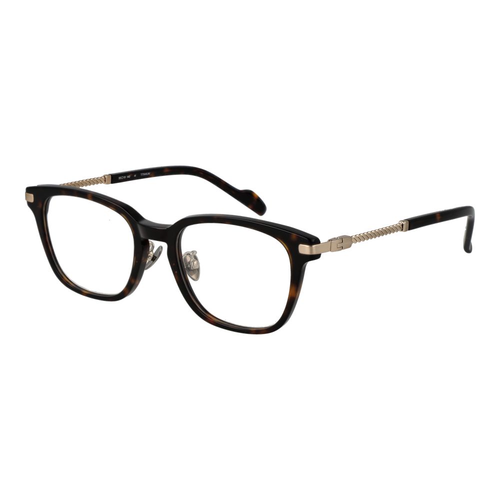 Yohji Yamamoto Unisex Brown Metal Optical Glasses – Square Frame