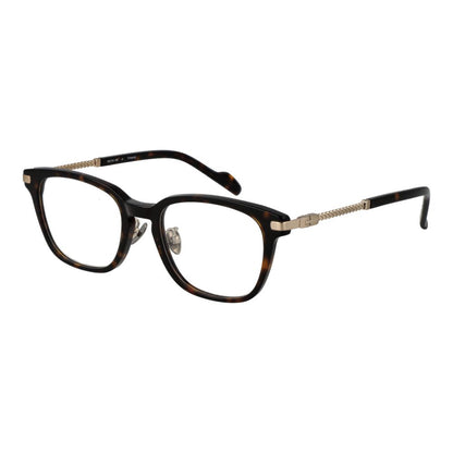 Yohji Yamamoto Unisex Brown Metal Optical Glasses – Square Frame