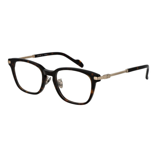 Yohji Yamamoto Unisex Brown Metal Optical Glasses – Square Frame