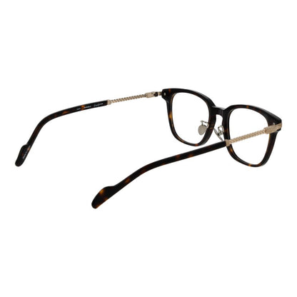 Yohji Yamamoto Unisex Brown Metal Optical Glasses – Square Frame