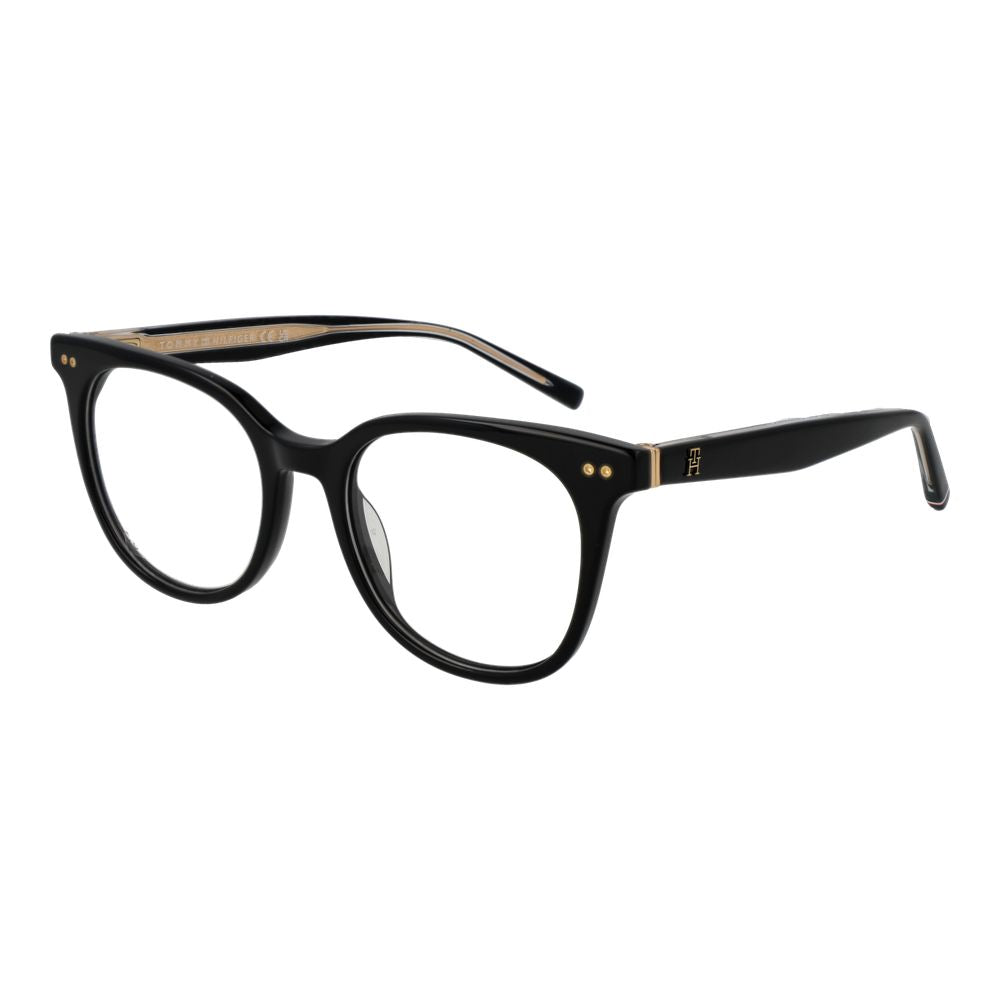 Tommy Hilfiger Women’s Optical Glasses – Black Rectangle Frame