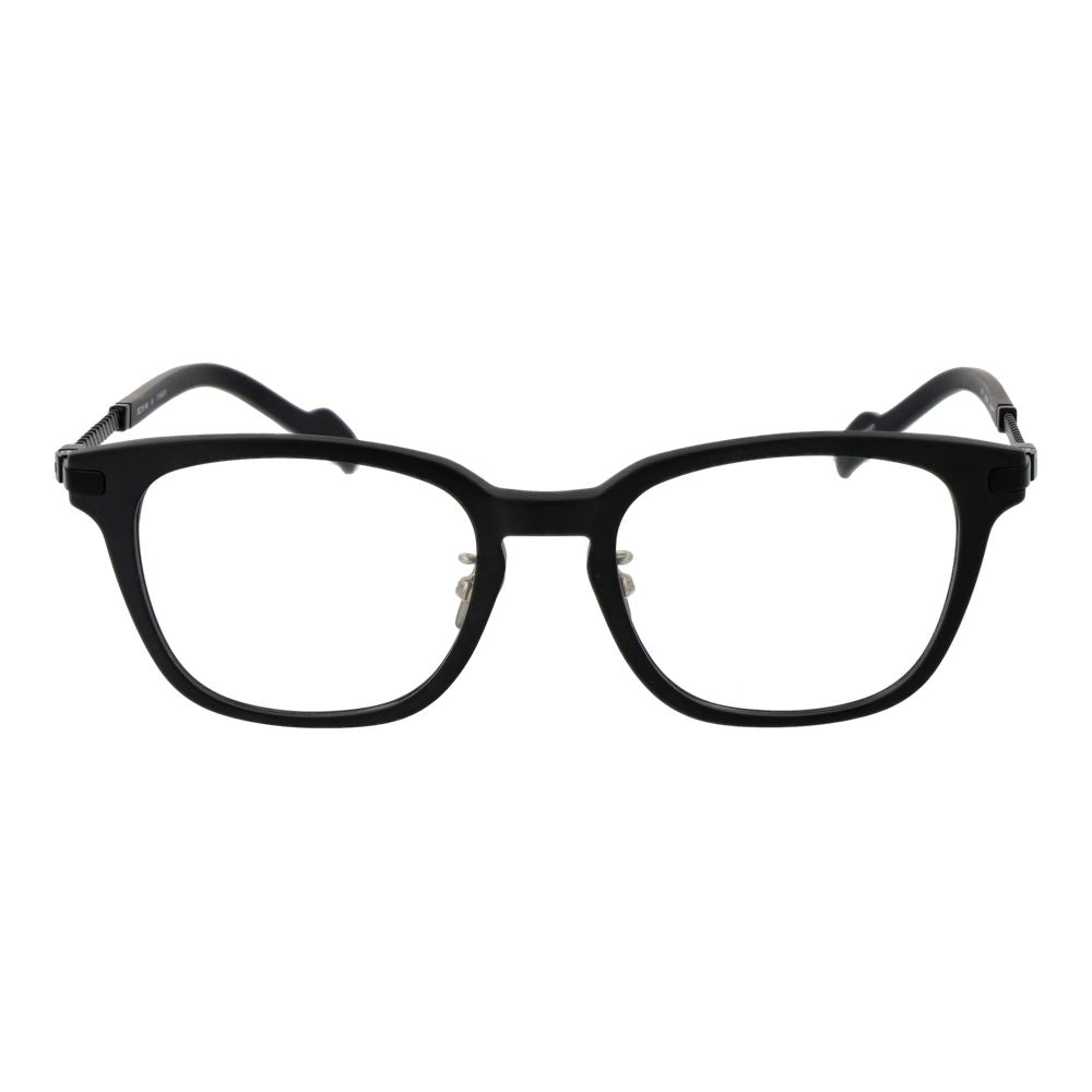 Yohji Yamamoto Unisex Black Metal Glasses – Square Frames