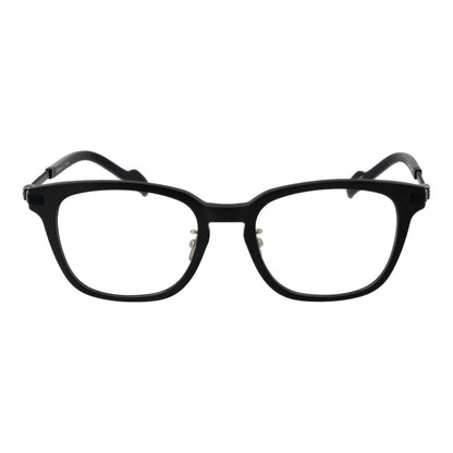 Yohji Yamamoto Unisex Black Metal Glasses – Square Frames