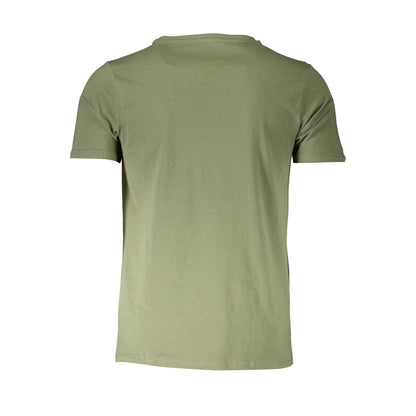 Aeronautica Militare Green Cotton Underwear Outdoor T-Shirt