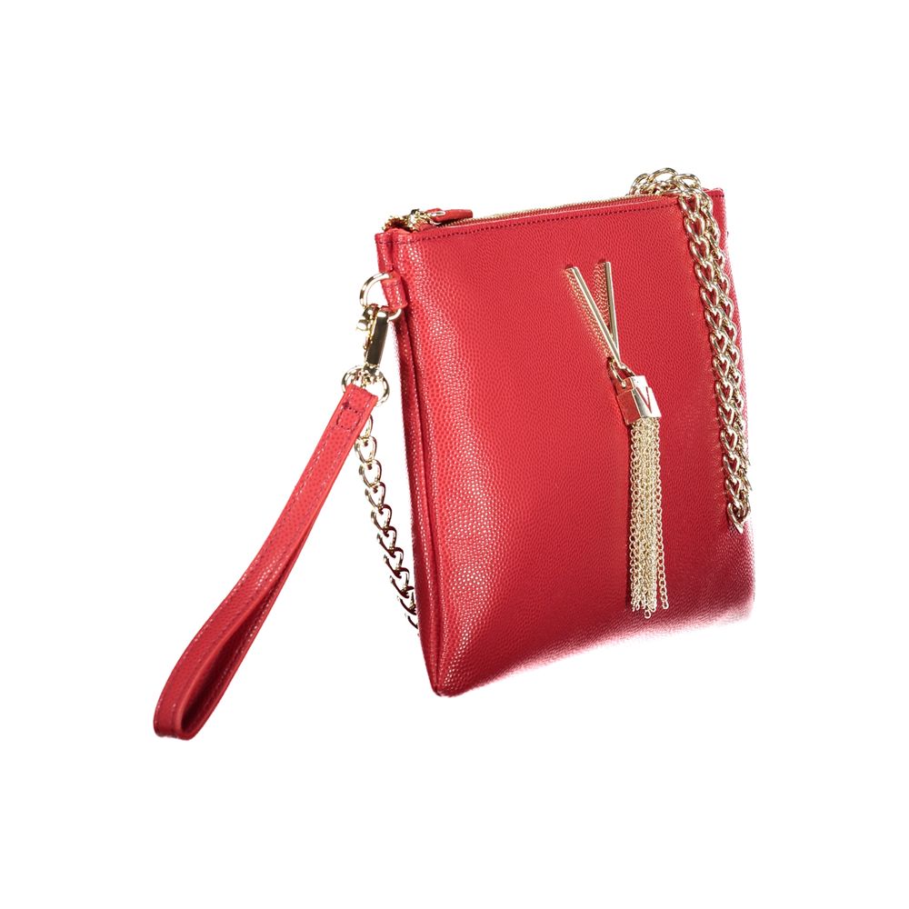 Mario Valentino Red Polyethylene Women Handbag
