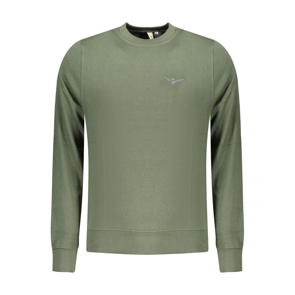 Accademia Militare Green Cotton Men Sweater