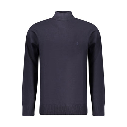 Coveri Moving Blue Nylon Men Sweater