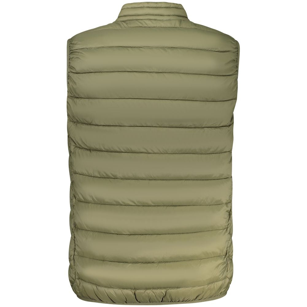 Marina Yachting Green Sleeveless Padded Zip-Up Jacket