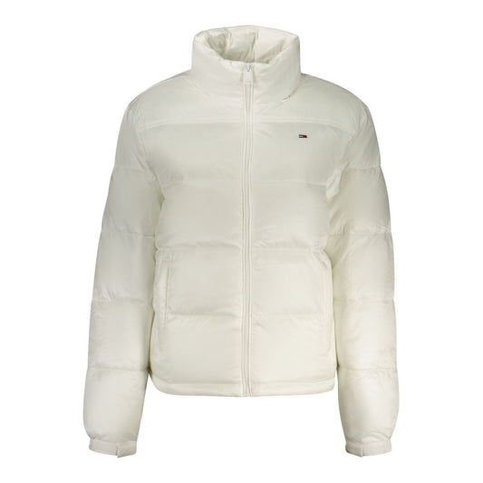 Tommy Hilfiger White Polyester Long-Sleeved Jacket