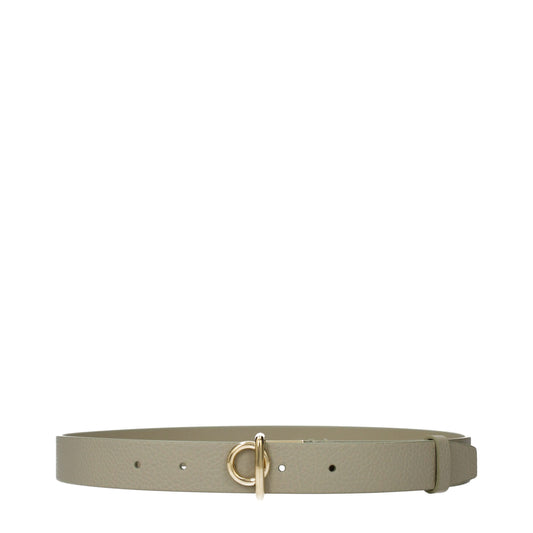 Burberry Beige Leather Rocking Horse Belt