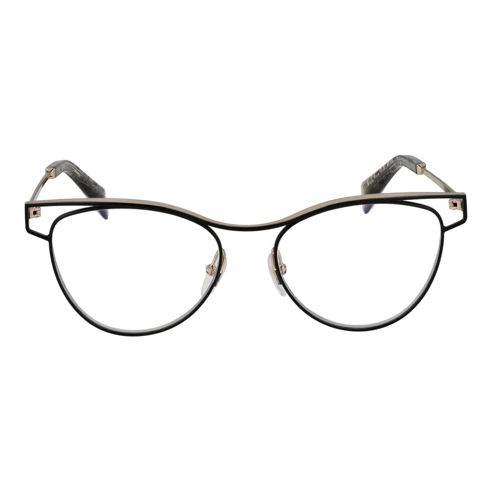 Yohji Yamamoto Women's Black Cat Eye Glasses – Metal Frames