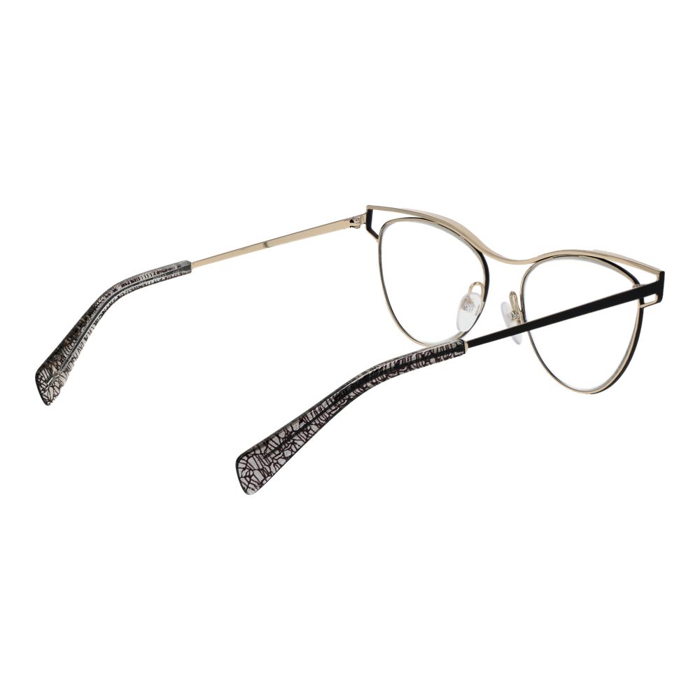 Yohji Yamamoto Women's Black Cat Eye Glasses – Metal Frames