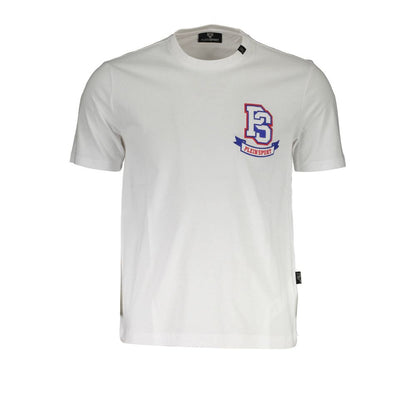 Plein Sport White Cotton T-Shirt - Stylish Comfort