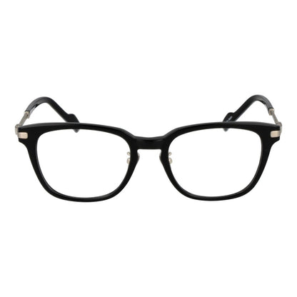 Yohji Yamamoto Unisex Optical Glasses – Black Square Frame, 50mm