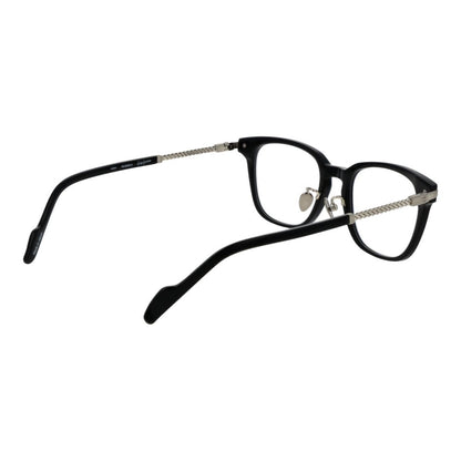 Yohji Yamamoto Unisex Optical Glasses – Black Square Frame, 50mm