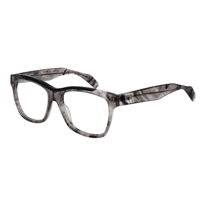 Yohji Yamamoto Men's Gray Acetate Glasses – Square Frame, 55mm