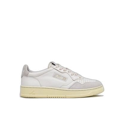 Autry White Leather Low Top Sneakers for Women
