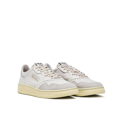 Autry White Leather Low Top Sneakers for Women