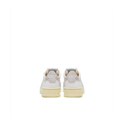 Autry White Leather Low Top Sneakers for Women