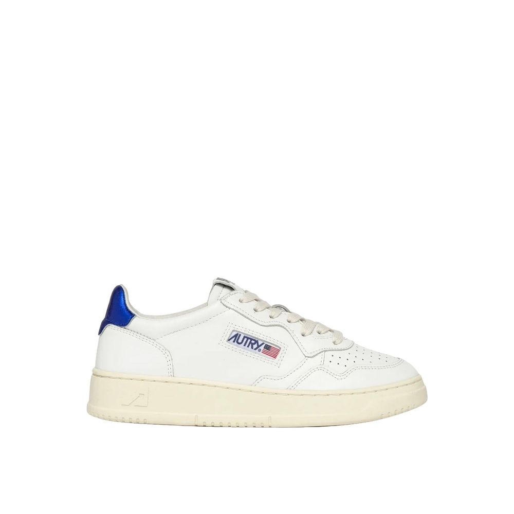Autry White Leather Low Top Sneakers for Women