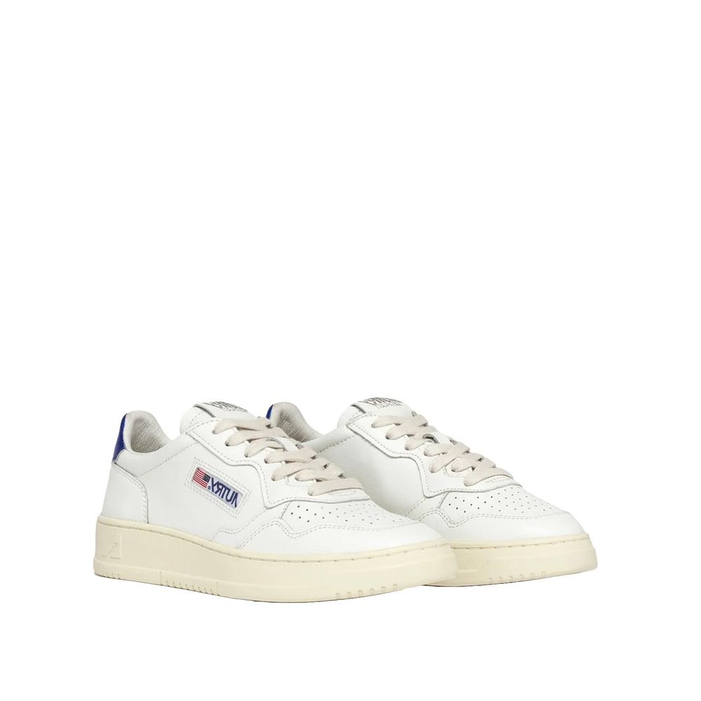 Autry White Leather Low Top Sneakers for Women