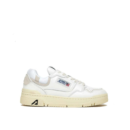 Autry White Leather Low Top Sneakers for Women