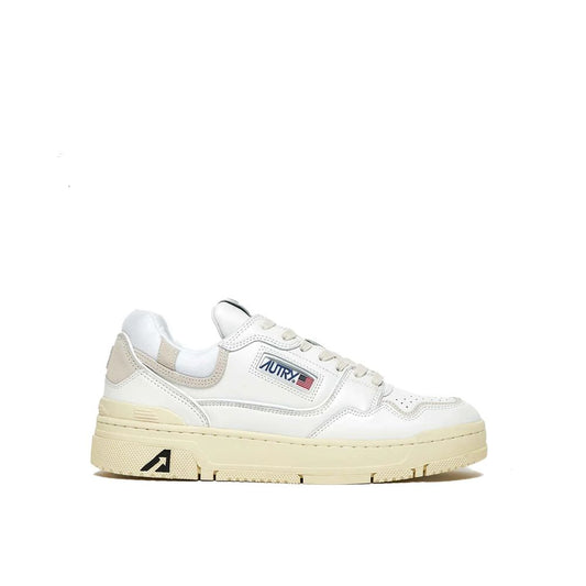 Autry White Leather Low Top Sneakers for Women