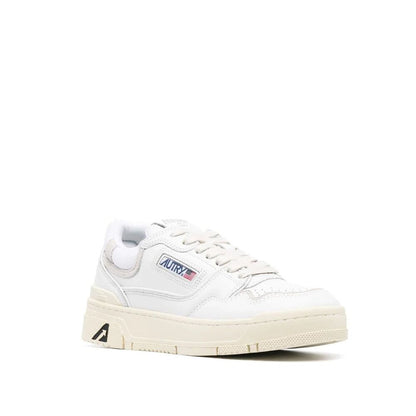 Autry White Leather Low Top Sneakers for Women