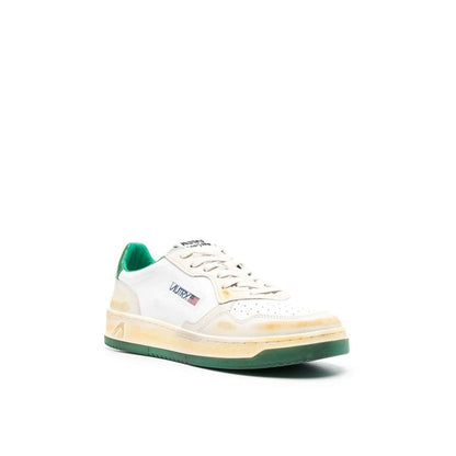 Autry White Leather Low Top Sneakers for Women