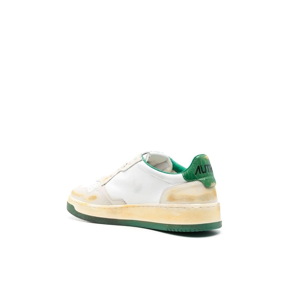 Autry White Leather Low Top Sneakers for Women