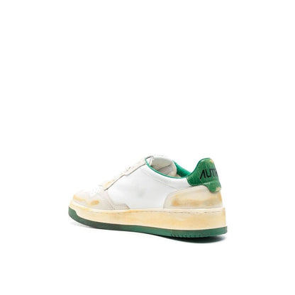 Autry White Leather Low Top Sneakers for Women