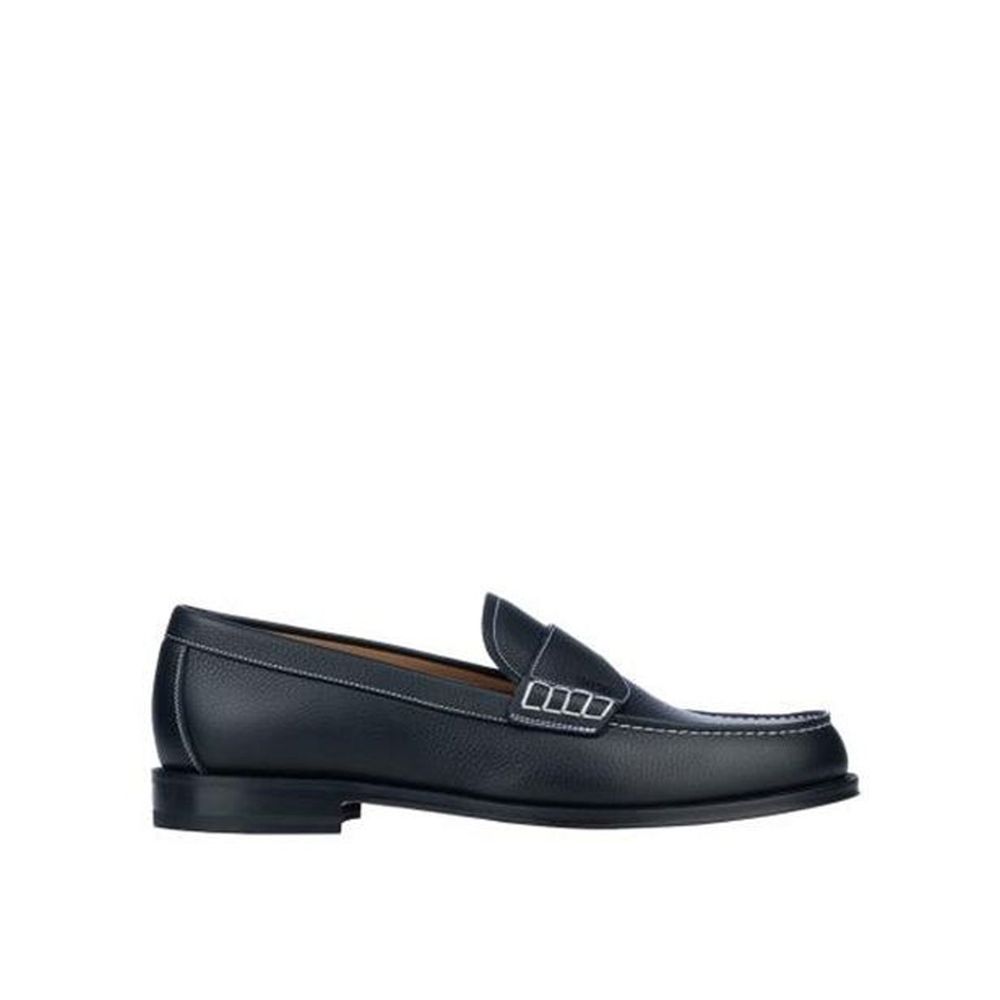 Dior Black Calfskin Slip-On Loafers for Men