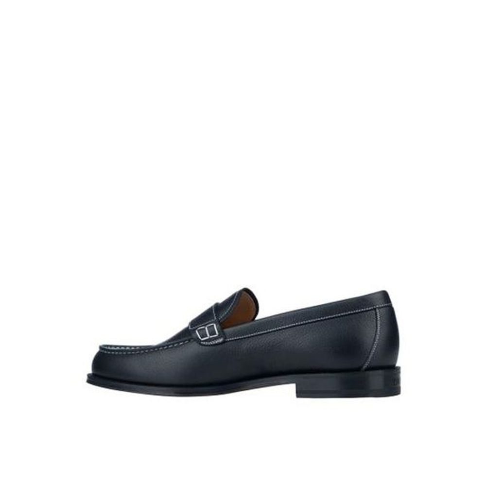 Dior Black Calfskin Slip-On Loafers for Men